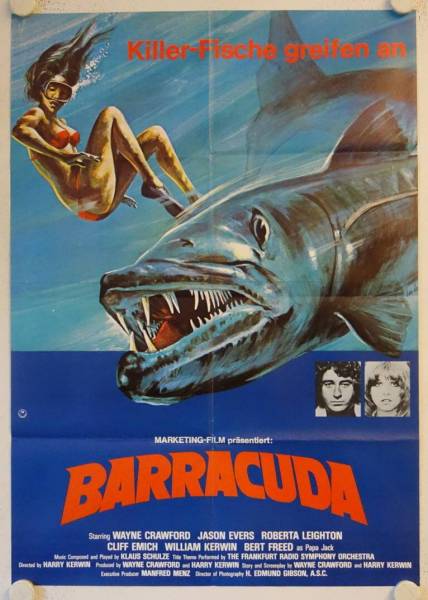 Barracuda (The Lucifer Project) original release german movie poster